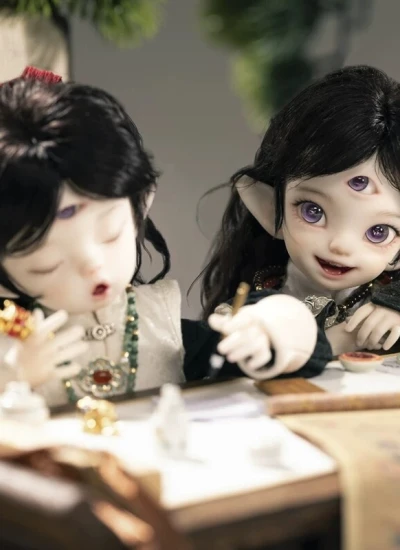 EvatyDoll*DOLLZONE BJD Kulala & Kululu 28.8cm Ball-jointed Doll