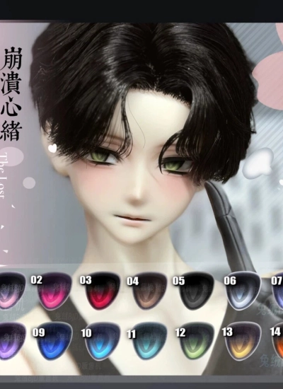 ドール用アイ マンガアイ UV貼り目『崩溃心绪』二次元 12mm/14mm/16mm/18mm/20mm BJD/MJD用