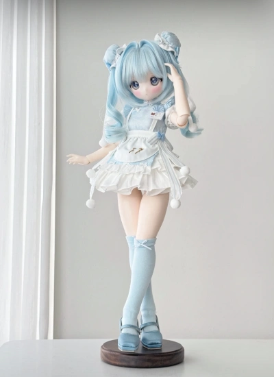 数量限定 ドール用服 18# チャイナドレス パープル「小笼包」 MSDサイズ人形通用 球体関節人形 BJDDOLL