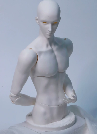 【期間限定】ドール用ヘッドスタンド 可動75风熙薄肌スタンド 男の子用 球体関節人形用 BJD用