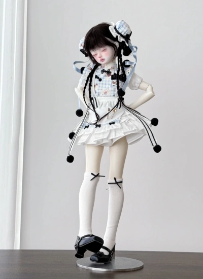 数量限定 ドール用服 11# チャイナドレス ブルー「小笼包」 MSDサイズ人形通用 球体関節人形 BJDDOLL
