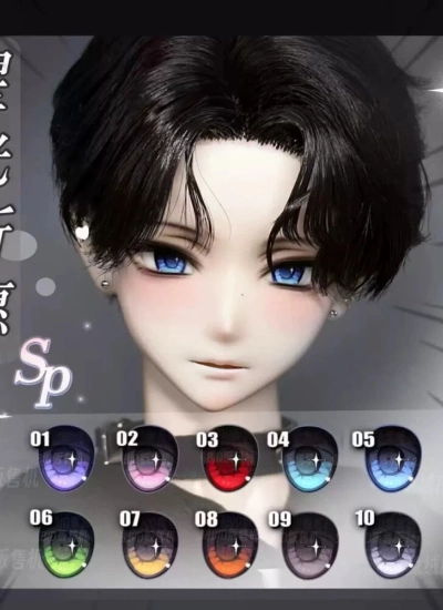 ドール用アイ マンガアイ UV貼り目『星光祈愿sp』二次元 アニメ風 デカールアイ 12mm/14mm/16mm/18mm/20mm BJD/MJD用