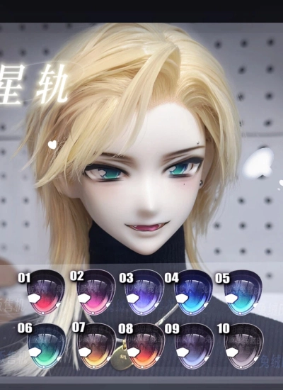 ドール用アイ マンガアイ UV貼り目『星轨』二次元 アニメ風 デカールアイ 12mm/14mm/16mm/18mm/20mm BJD/MJD用