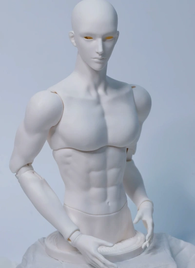 【期間限定】ドール用ヘッドスタンド 可動75初恋マッチョスタンド 男の子用 球体関節人形用 BJD用