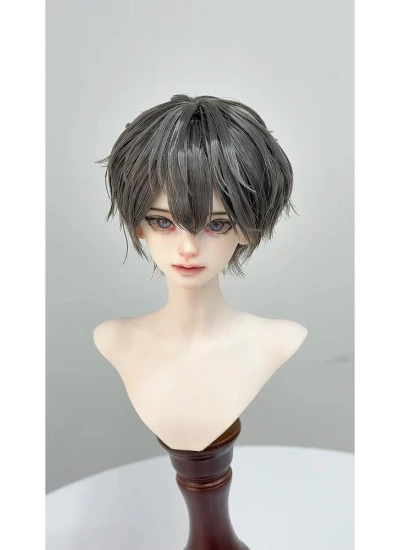 ドール用ウィッグ 086  高温絲  パープル ブラック ピンク イエロー ブラウン オレンジ ダークグレー YOSD/MSD/SDサイズ用 BJD用