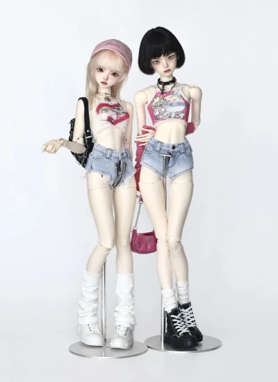 ドール用服 ショートパンツ ホットパンツ ブルー  MSDサイズ人形用 球体関節人形用 BJD用