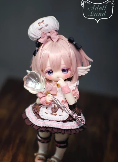 【期間限定】ドールフルセットNeko Caféー 眠云(Mian Yun)Rasberry Choco 三挿六 23cm 球体関節人形 BJD 【DD23】