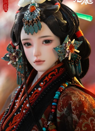 【期間限定】巨蛋Mads版ドールフルセット 九州風骨シリーズ - 虞姬Yu Ji 女の子 70cm 球体関節人形 BJD RingDoll×巨蛋Madsコラボ