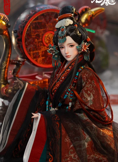 ドール本体【顔メイクなし】 九州風骨シリーズ - 虞姬Yu Ji 女の子 70cm 球体関節人形 BJD