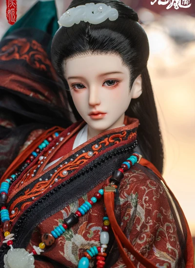 【期間限定】精装版顔メイク付きのドール本体 九州風骨シリーズ - 虞姬Yu Ji 女の子 70cm 球体関節人形 BJD