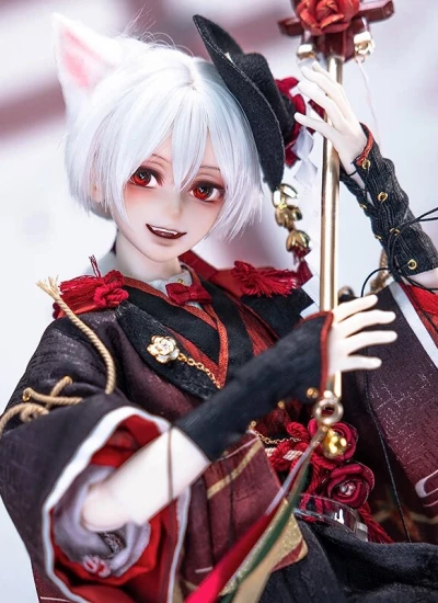 ドール本体 小狐の神使【瞳】-星辰体 47cm 男の子  球体関節人形 BJD