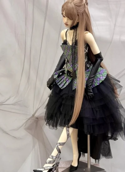 BJD Clothes Runaway Princess Dress Set for SD16 63cm 68cm Size Ball-jointed Doll