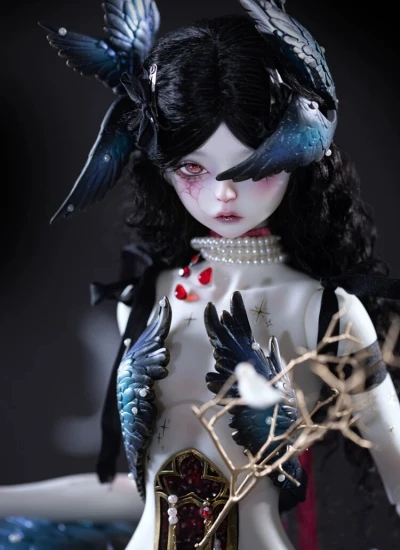 BJD Fullset Wing Style【The World】(B Type Black Blue)1/4 Ball-jointed doll
