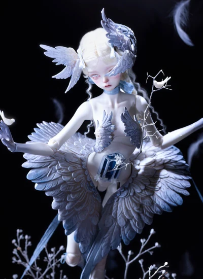 【数量＆期間限定】翼版ドールフルセットA【パープル】 タロットシリーズ 世界（The World） 1/4サイズ 女の子  球体関節人形 BJD