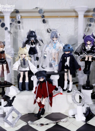 初回予約 BJD ブラインドボックス「失控軌跡 Deraihnent Protocol ディレイルメント・プロトコル」 1/8スケール 20cm 単品/アソートボックス/ALLIN Blind Box 代理購入【MiraiDolls】
