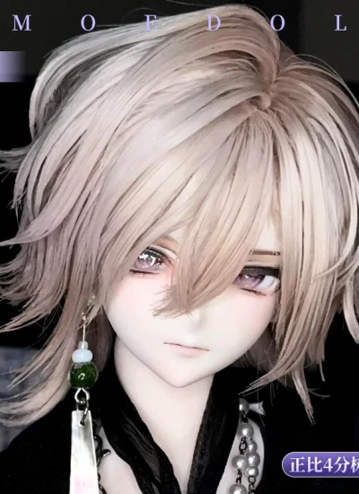 【期間限定】ドールヘッド【凝057】樹脂 レジンヘッド MSD/大MSDサイズボディ用 球体関節人形用 BJD