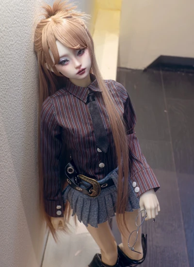 ドール用服 シャツ スカート ベルト SD/62/63/65/68サイズ 女の子用 球体関節人形用 BJD用