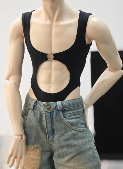 ドール用服 オールインワン ブラック ブラウン  65/70/ID75サイズ 女の子用 球体関節人形用 BJD用[GZeus纪世]