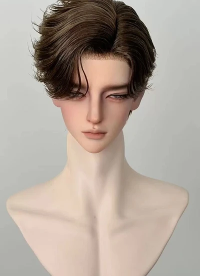 BJD ドール用ウィッグ  シルバー ブラウン ゴールド ピンク ライトゴールド 【MY-1】  小顔SD/SDサイズ人形用