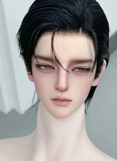 BJD ドール用ウィッグ  シルバー ブラウン ゴールド ピンク ライトゴールド 【凜夜】  小顔SD/SDサイズ人形用