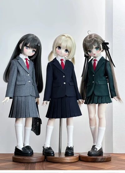 ドール用服 真夏の庭 グレー ネイビー ダークグリーン 水色 ベージュ 空色 茶色 スモークブルー  MSD/KUMAKO/SD/SDGR/SD16サイズ人形用 球体関節人形 BJDDOLL