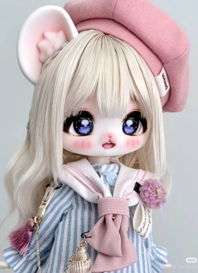 ドールヘッド 小財神 来財 来福 wink 来福 球体関節人形 BJD用【小財神bjd】