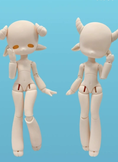 ドール本体 小鈴羊 三挿六 SDヘッド+YOSDケモ素体 25cm スペシャル1/6サイズ PVC制