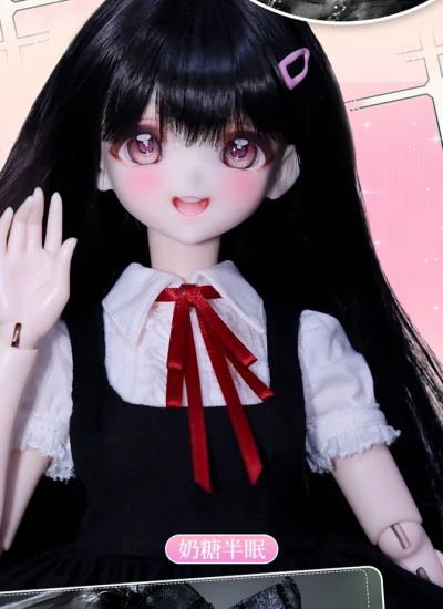 【期間限定】ドールヘッド【奶糖半眠】レジンヘッド MSD/大MSDサイズボディ用 球体関節人形用 BJD