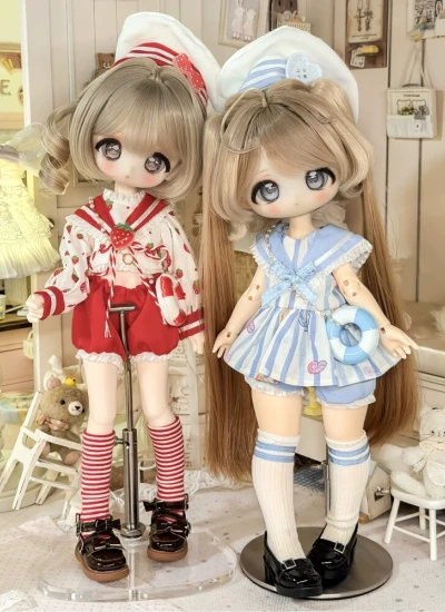 ドール用服 YOSDサイズ 三挿六サイズ人形用 レッド ピンク ブルー 球体関節人形用 BJD用