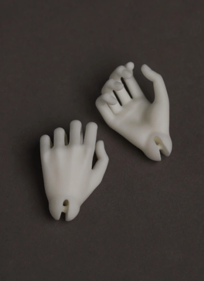 ドールボディ用パーツ 「狗狗体用」ハンドパーツ ヒールフットパーツ 1/4ボディ 男の子 B45-021用球体関節人形用