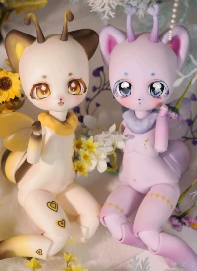 ドールフルセット KittyBee【MILO DOLL x NPCコラボ】三挿六 1/6サイズ 球体関節人形 BJD