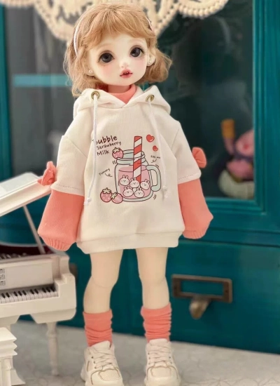 ドール用服 衣装セット ピンク ブラウン MSD/1/5/YOSDサイズ人形用 BJDDOLL