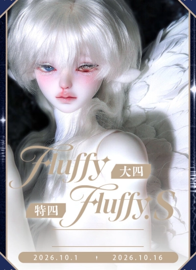 期間限定 BJDドールヘッド Fluffy mini / M'Fluffy/Fluffy mini.S/M'Fluffy.S 球体関節人形 1/4サイズ人形用 【WonderlandDoll】