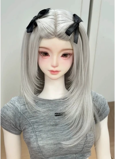 ドール用ウィッグ ミディアム【N221】二次元 スタイリングあり 高温糸 SD/小顔SD/MSDサイズ人形用 BJDDOLL