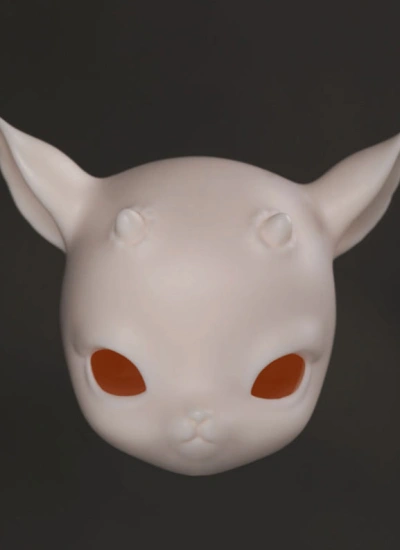 現品在庫 ドール用鹿ヘッド Deer Head (Lucky) MSD/YOSDサイズ通用 球体関節人形 BJD