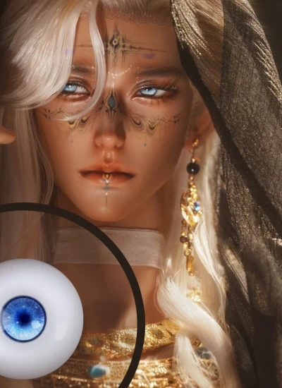ドール用アイ  LH-PE0027/LH-PE0028 ブルー  イエロー 16mm 球体関節人形 BJD