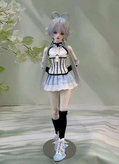 ドール用ウィッグ  096  ブラック ピンク グレー ブルー ブラウン パープル ゴールド イエロー ホワイト SD/MSD/YOSDサイズ用 BJD用