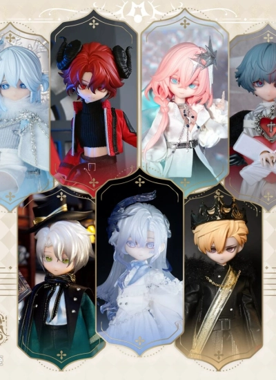 代理購入 BJD ブラインドボックス「タロットシリーズ・謎塔」全員美男子 1/8スケール 約19.65cm 単品/アソートボックス Blind Box【謎塔猫匣 ミータマオシア】