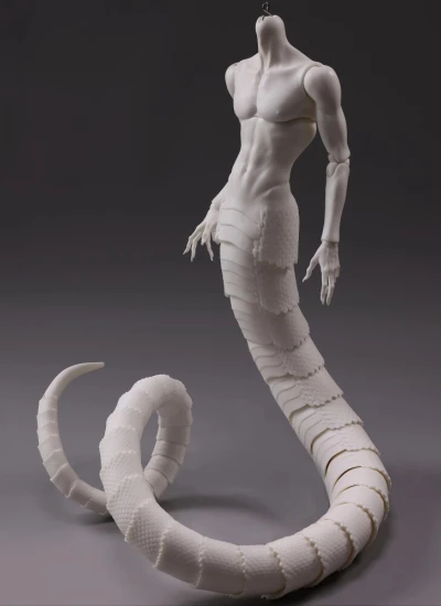 【期間限定】ドール用ボディ 73/75蛇体 182cm/194cm 男の子 球体関節人形用 BJD用