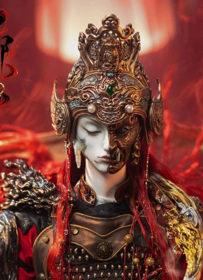 ドール用ヘルメット マスク Headwears 「寰宇神笺シリーズ・哪吒三太子」 球体関節人形 BJD