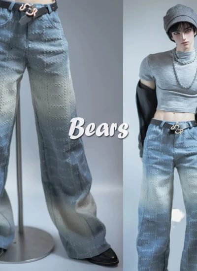 【数量限定】ドール用服 ズボン ジーンズ YC77/ID75/Loongsoul73/POPO68/SD男の子/SDGR女の子 球体関節人形用 BJD用 A540