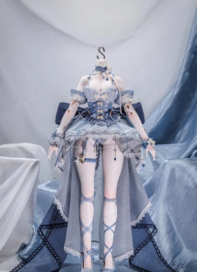 数量限定 ドール用服【雾蓝星】斯特林オフィシャル ドレスセット 1/4サイズ 女の子用 球体関節人形用