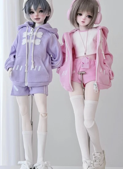 ドール用服 体操服 ブラウン ネイビー イエロー レッド ピンク パープル グレー ブラック MSDサイズ用 BJD用【糖刃bjd】
