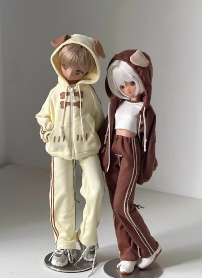ドール用服 ズボン  ブラウン ネイビー イエロー レッド ピンク パープル グレー ブラック MSDサイズ用  BJD用【XIMI】