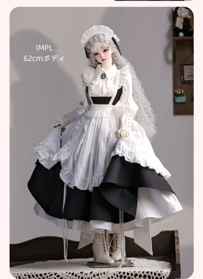 ドール用服メイド服 ブラウン ブラック SDGR/68cmボディ用 球体関節人形 BJD By Sun E