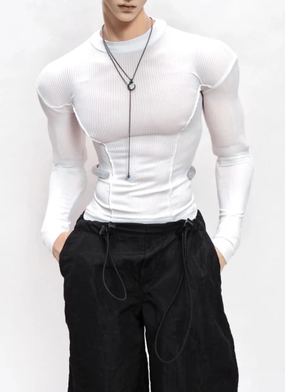 ドール用服 インナー ホワイト ブラック 75/77cmサイズ用 球体関節人形用 BJD 【断网玩家】