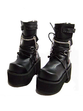 BJDドールお靴 ブラック/ホワイト 8503 SD/MSDサイズ人形用