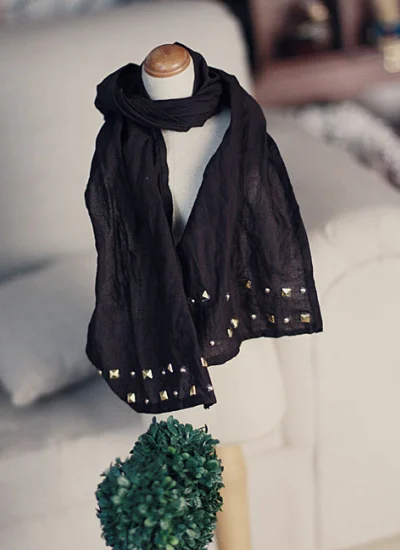 人形アイテム　SD/MSDサイズ人形用　マフラー コーヒー色