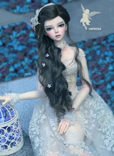 即納 ドール用ヘッド  Vanessa  SDサイズ 頭囲23cm 球体関節人形 BJD