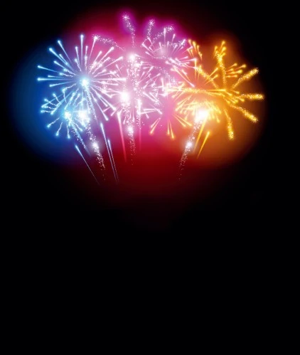 人形アイテム 人形用撮影背景の布 　花火　　w093